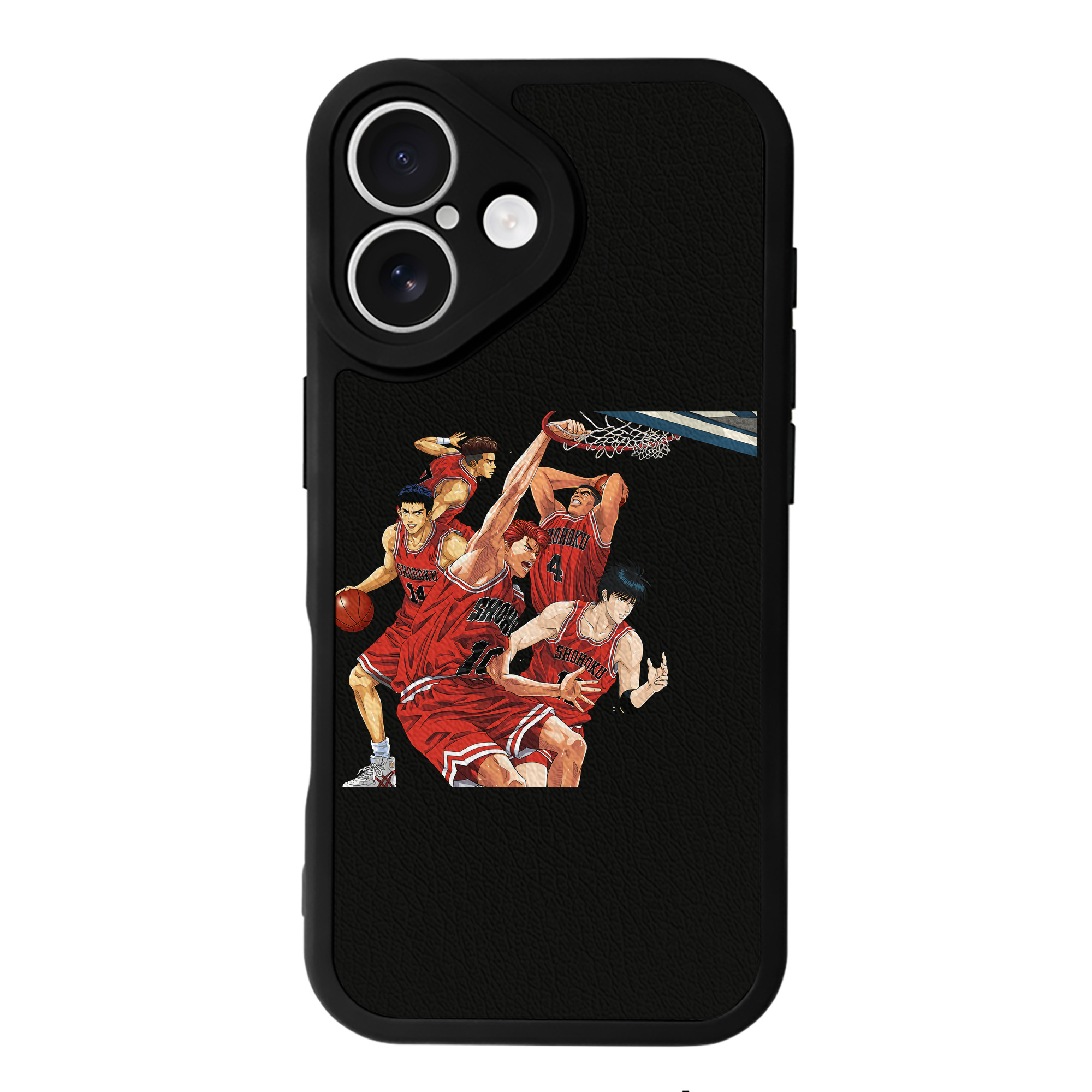 （画像用） SLAM DUNK／スラムダンク 【iPhone 16シリーズ対応】シリコンスマホケース（レザー調） 材質：シリコン